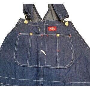 Dickies Men's Coverall Bib Overall Carpenter Workwear Adjustable Strap 42X31